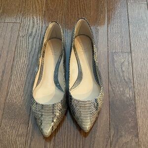 Tory Burch Snakeskin Flats - Size 6